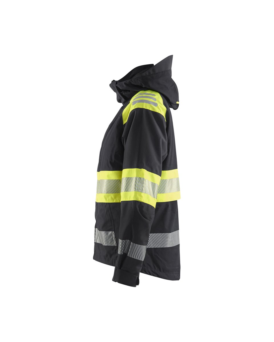 Blåkläder 4430 Dames Shell jack High Vis - Zwart/High Vis Geel