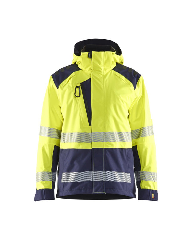 Blåkläder 4435 Shell jack High Vis - High Vis Geel/Marineblauw