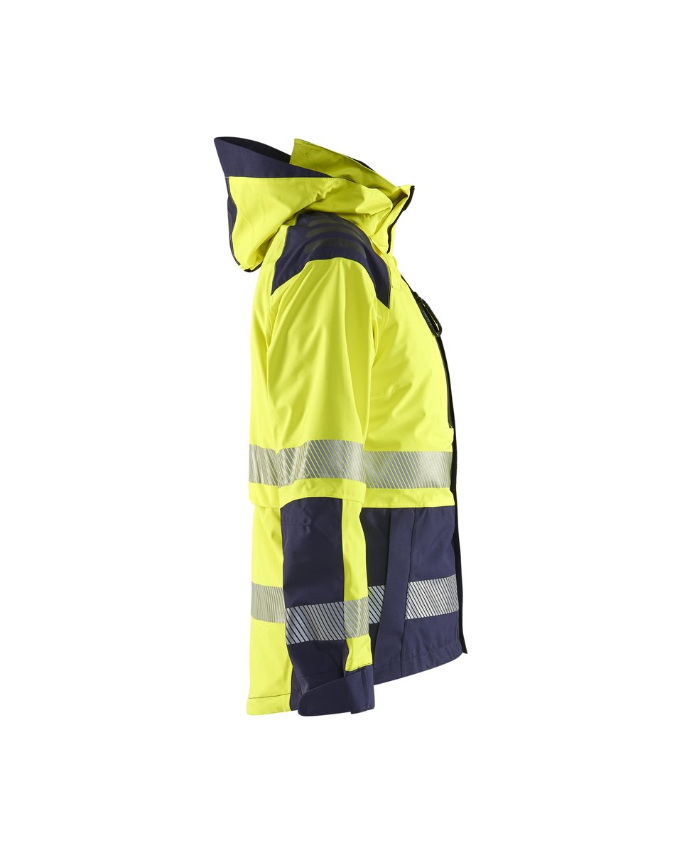Blåkläder 4436 Dames Shell jack High Vis - High Vis Geel/Marineblauw