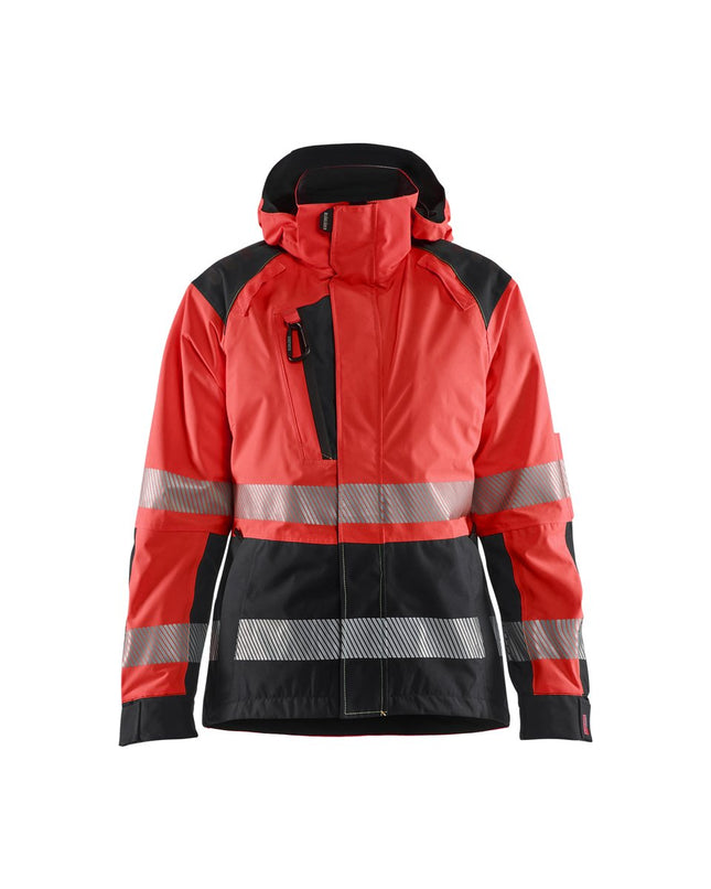 Blåkläder 4436 Dames Shell jack High Vis - High Vis Rood/Zwart