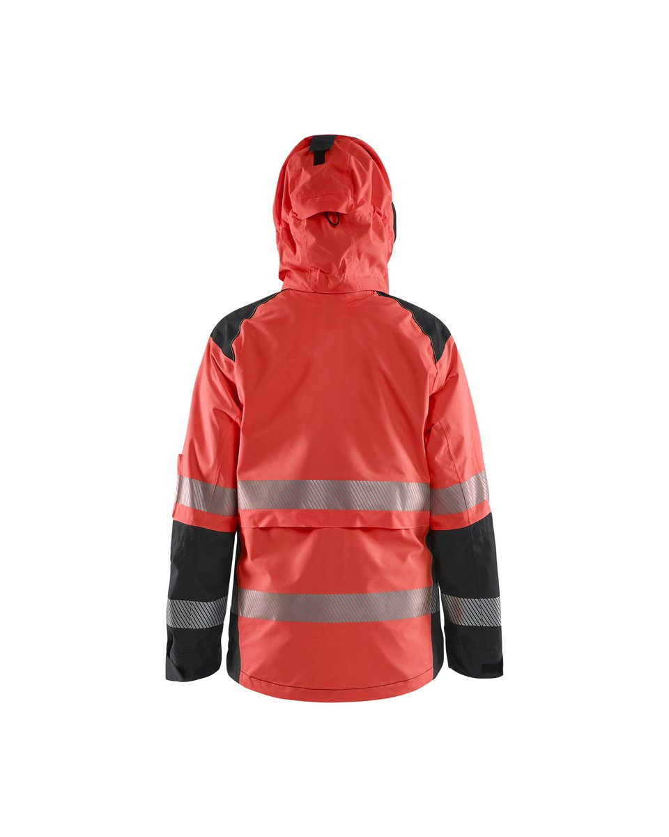 Blåkläder 4436 Dames Shell jack High Vis - High Vis Rood/Zwart