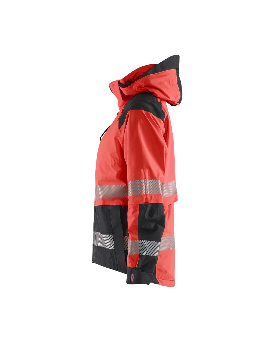 Blåkläder 4436 Dames Shell jack High Vis - High Vis Rood/Zwart