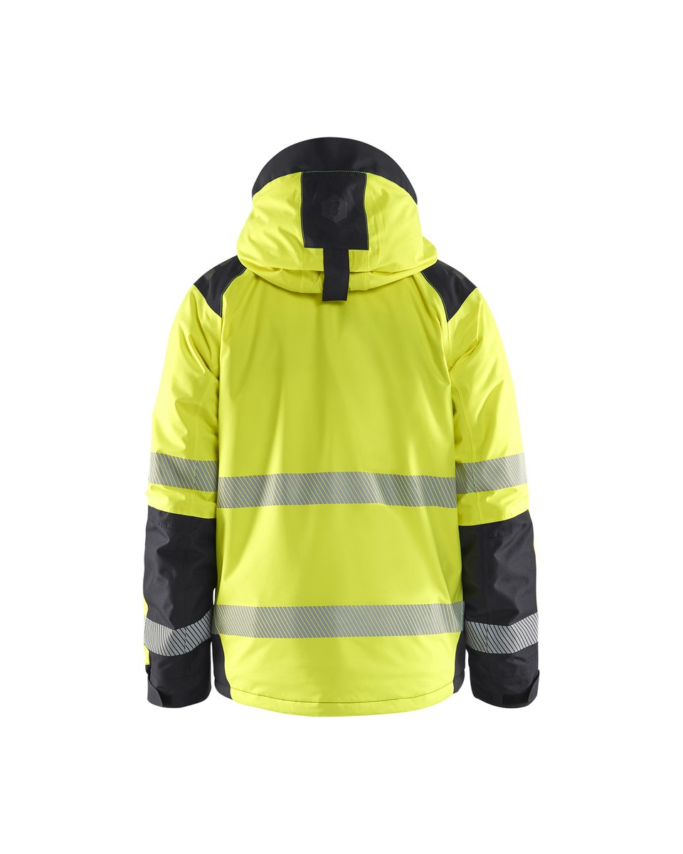 Blåkläder 4455 Winterjas High Vis - High Vis Geel/Zwart