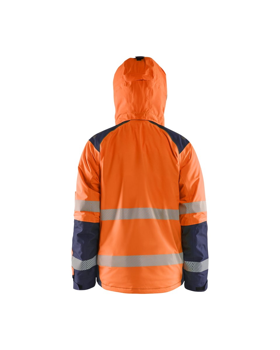 Blåkläder 4455 Winterjas High Vis - High Vis Oranje/Marineblauw