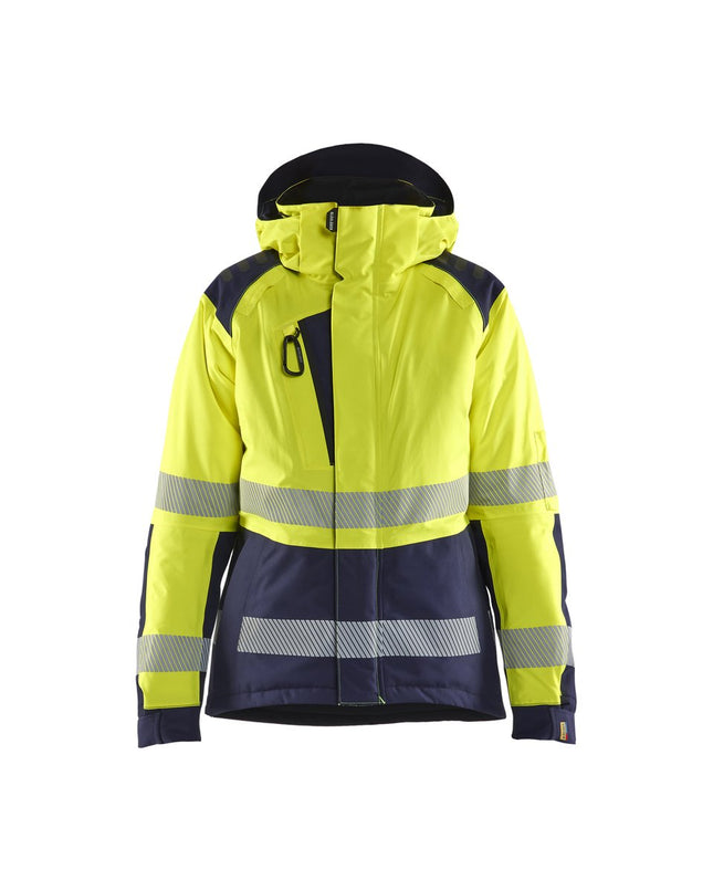 Blåkläder 4456 Dames Winterjas High Vis - High Vis Geel/Marineblauw
