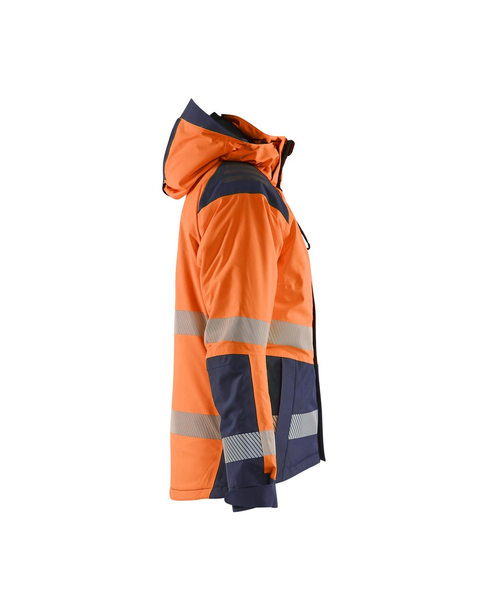 Blåkläder 4456 Dames Winterjas High Vis - High Vis Oranje/Marineblauw