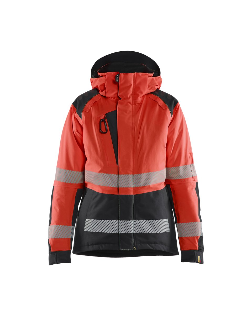 Blåkläder 4456 Dames Winterjas High Vis - High Vis Rood/Zwart