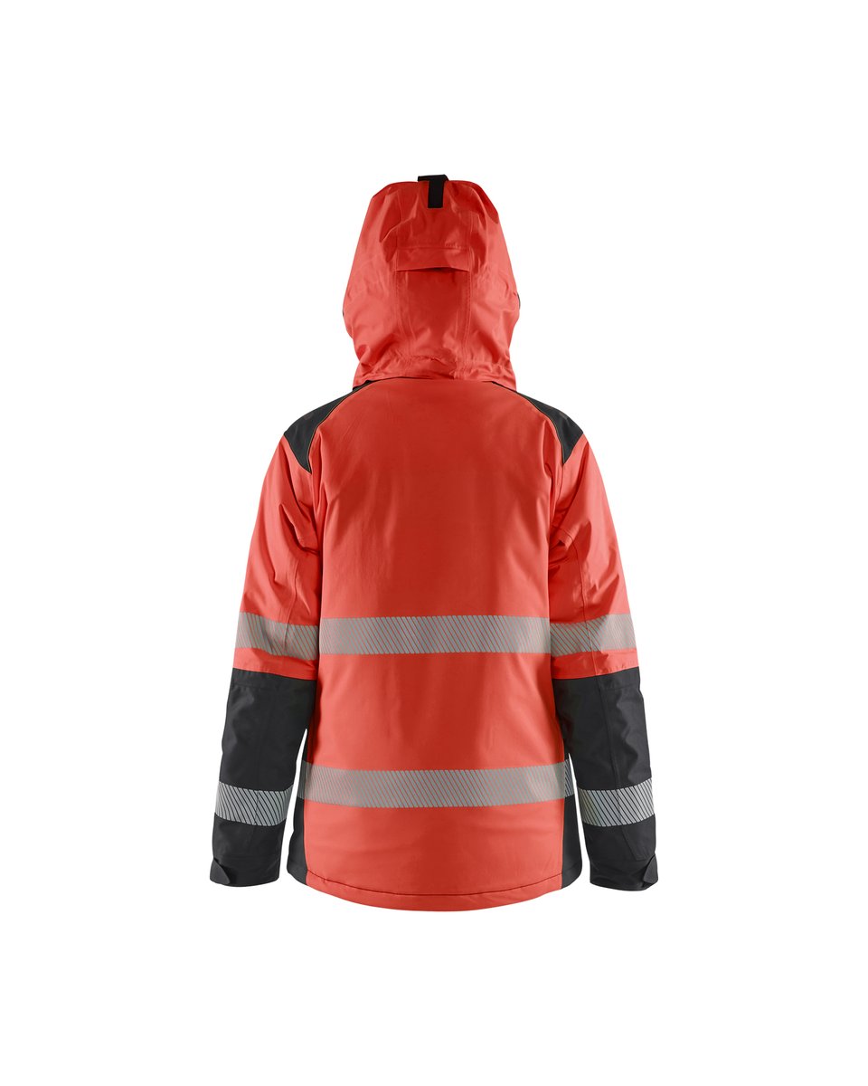 Blåkläder 4456 Dames Winterjas High Vis - High Vis Rood/Zwart