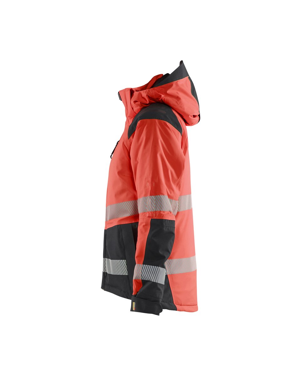 Blåkläder 4456 Dames Winterjas High Vis - High Vis Rood/Zwart