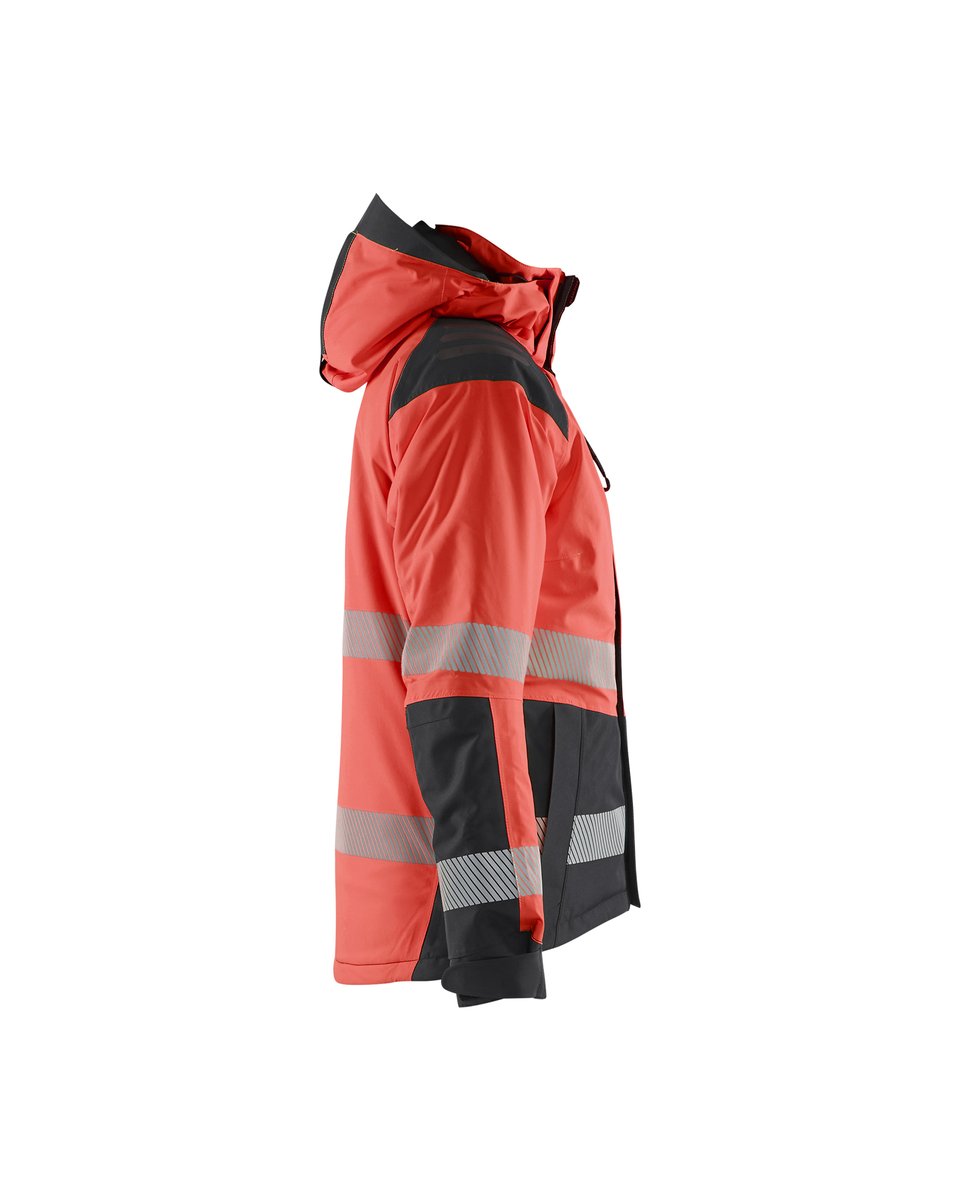 Blåkläder 4456 Dames Winterjas High Vis - High Vis Rood/Zwart