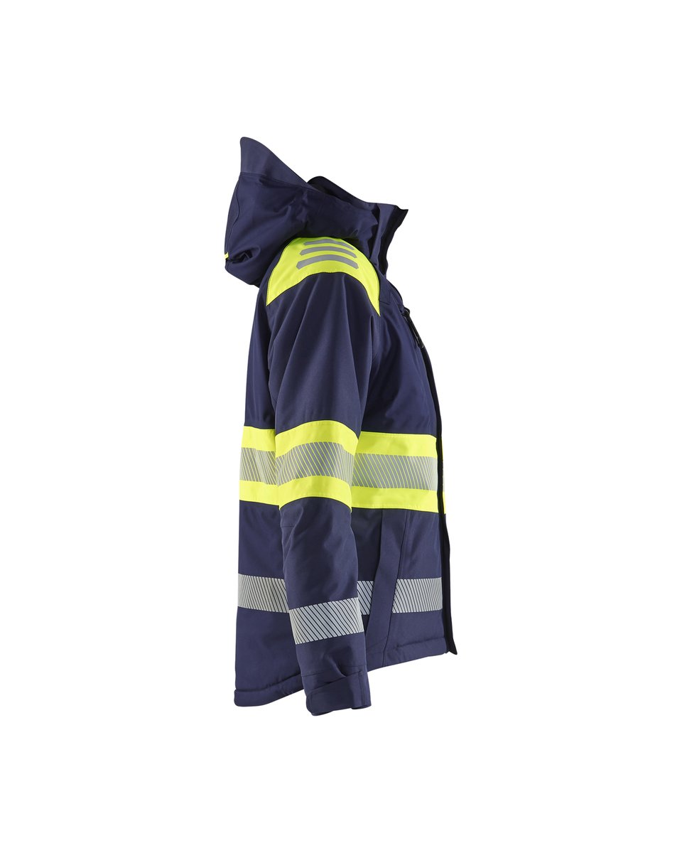 Blåkläder 4470 Dames Winterjas High Vis - Marine/High Vis Geel