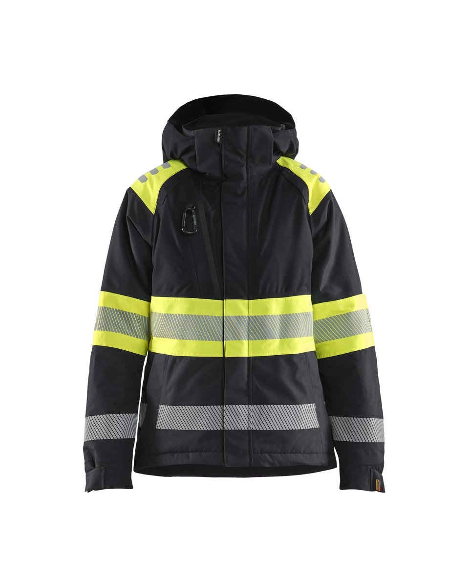 Blåkläder 4470 Dames Winterjas High Vis - Zwart/High Vis Geel