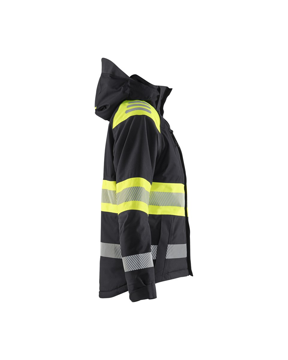 Blåkläder 4470 Dames Winterjas High Vis - Zwart/High Vis Geel