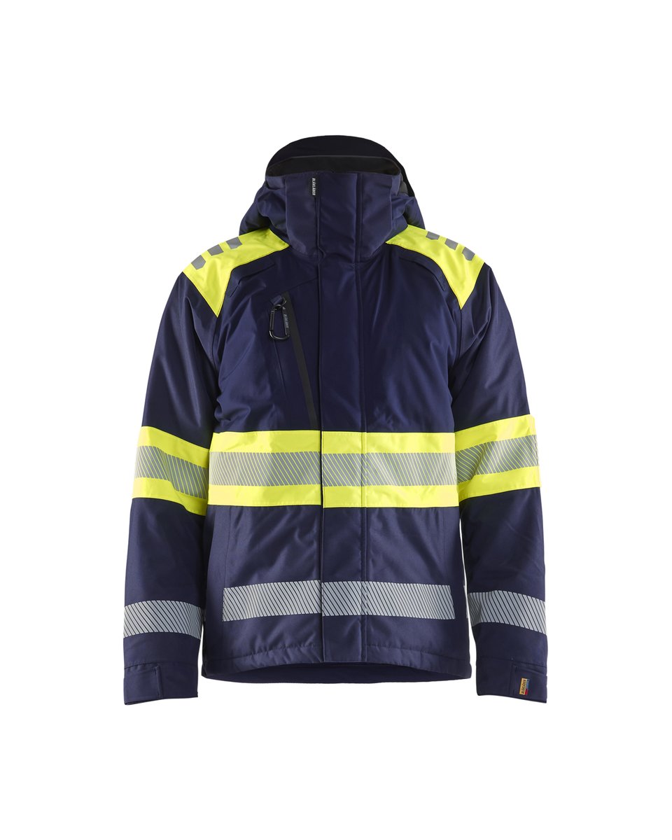 Blåkläder 4480 Winterjas High Vis - Marine/High Vis Geel