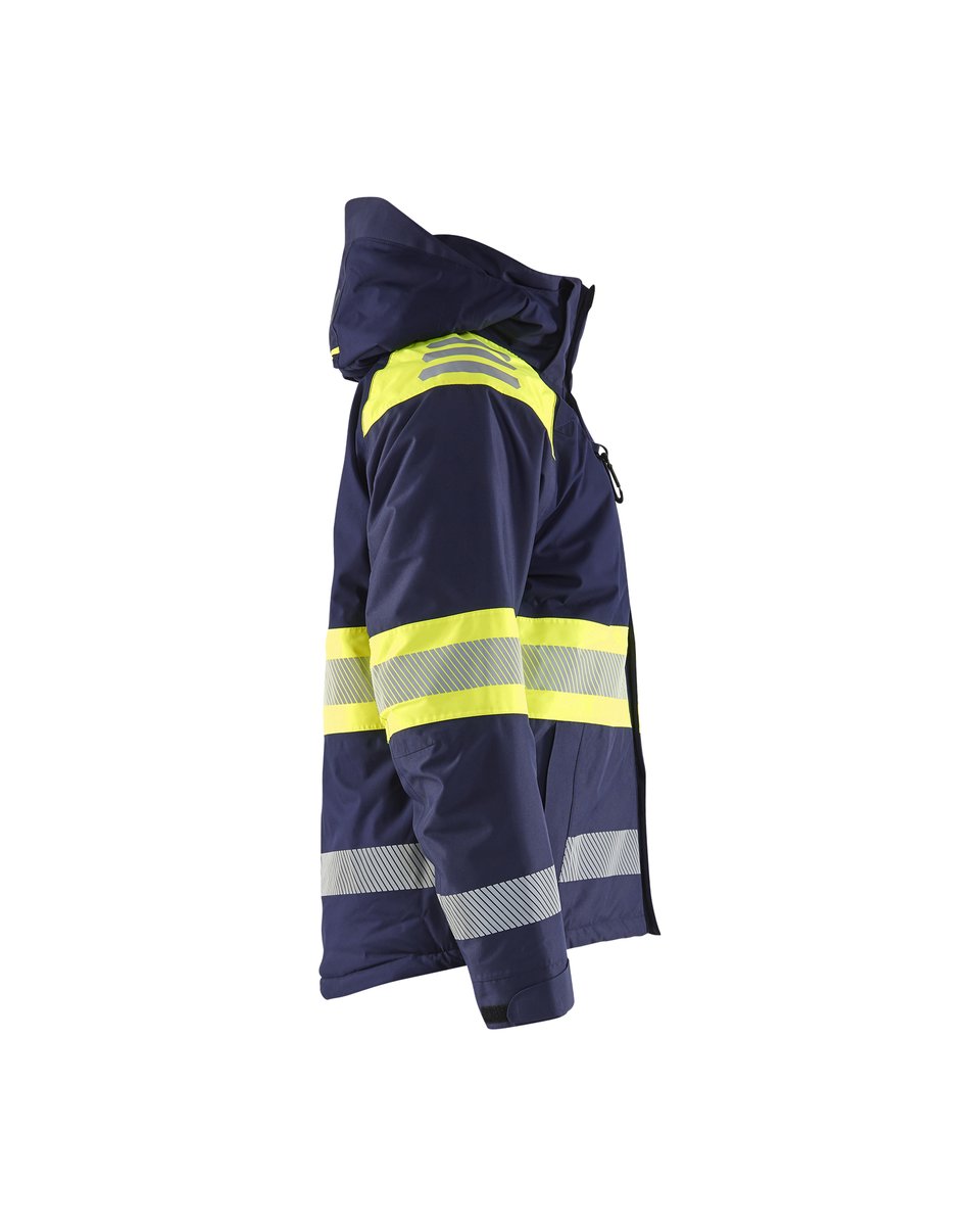 Blåkläder 4480 Winterjas High Vis - Marine/High Vis Geel
