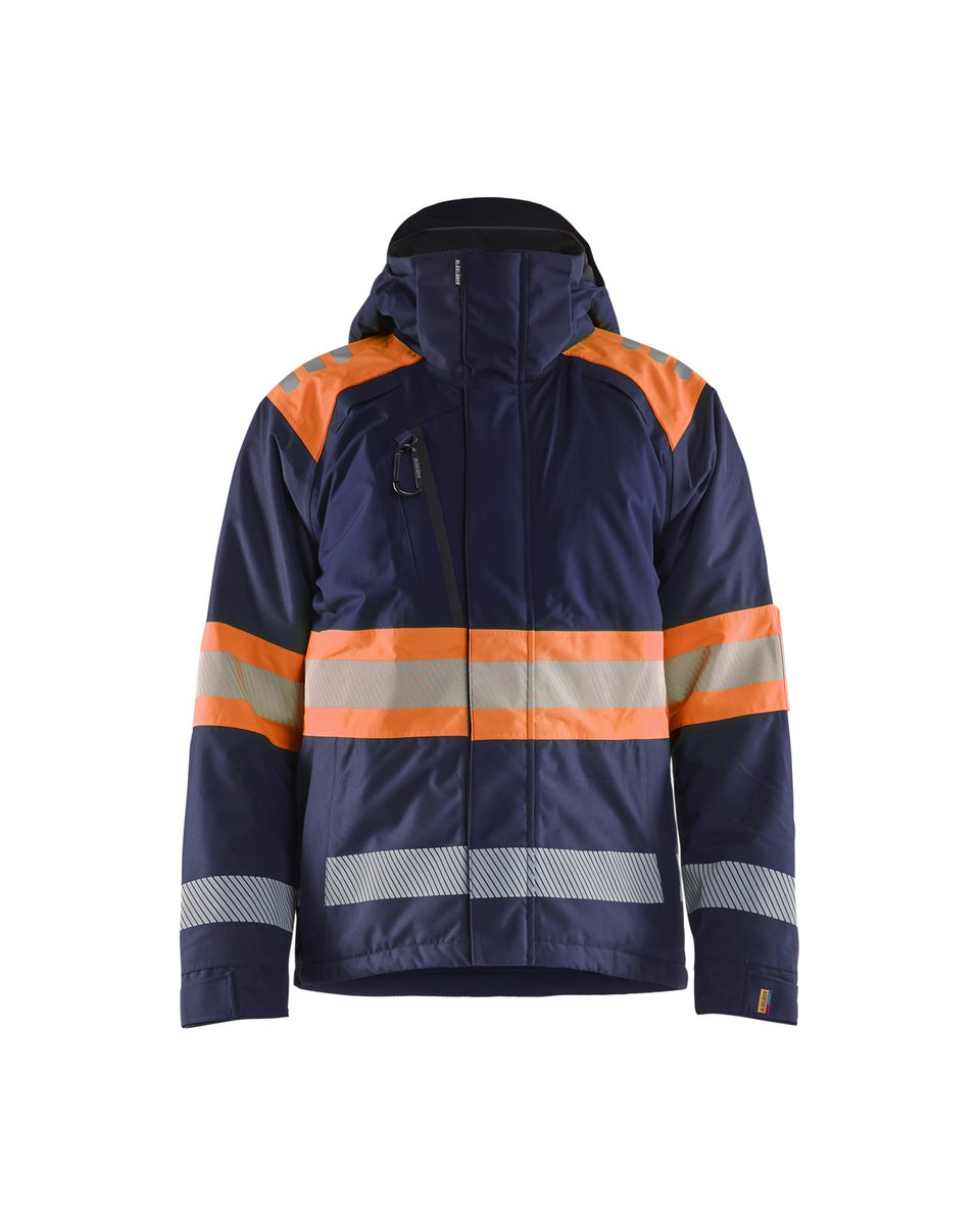 Blåkläder 4480 Winterjas High Vis - Marineblauw/Oranje