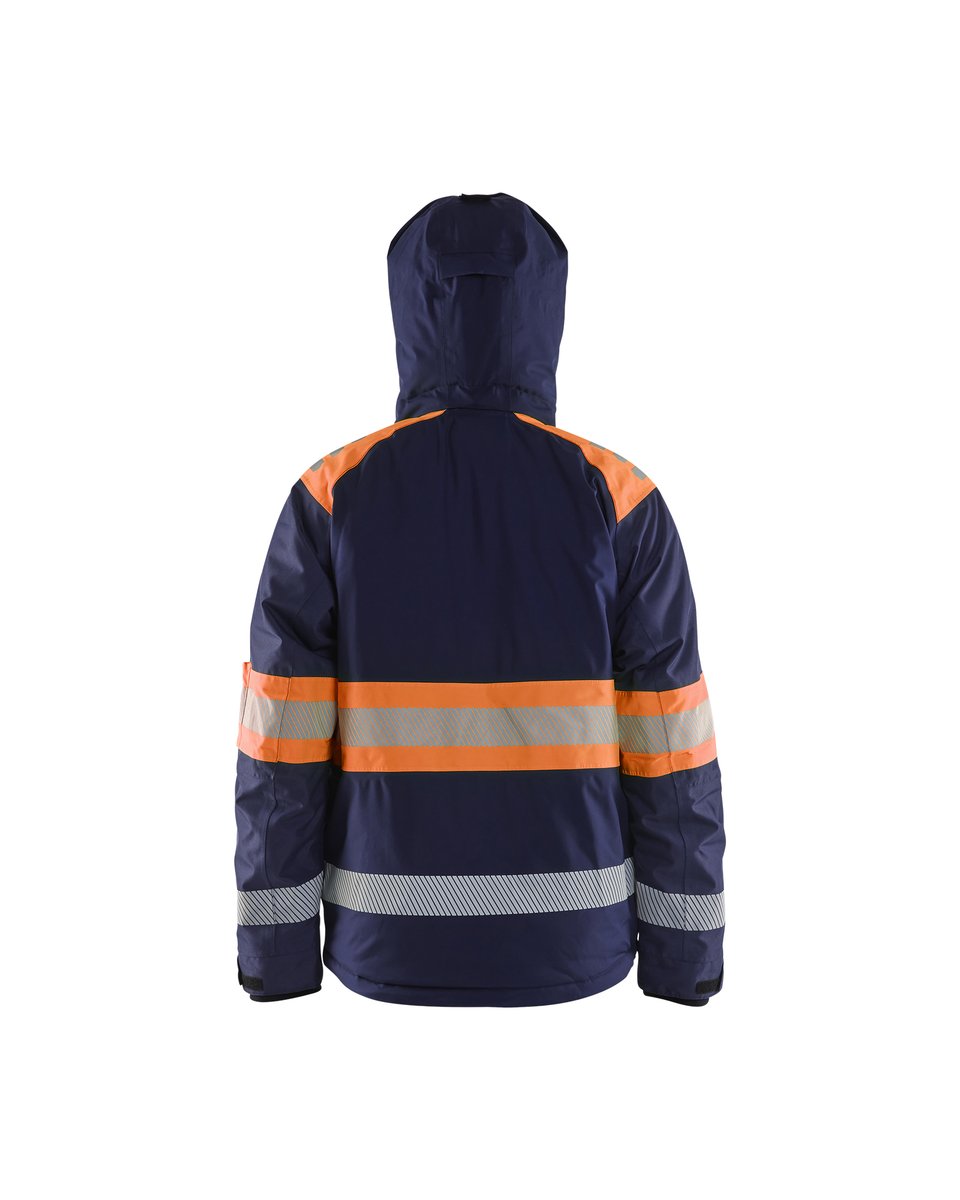 Blåkläder 4480 Winterjas High Vis - Marineblauw/Oranje