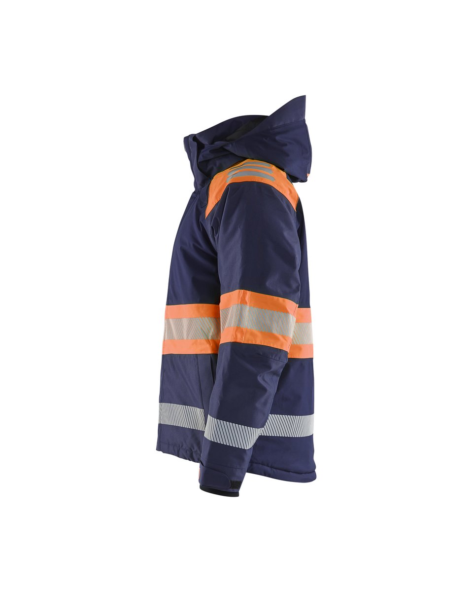 Blåkläder 4480 Winterjas High Vis - Marineblauw/Oranje