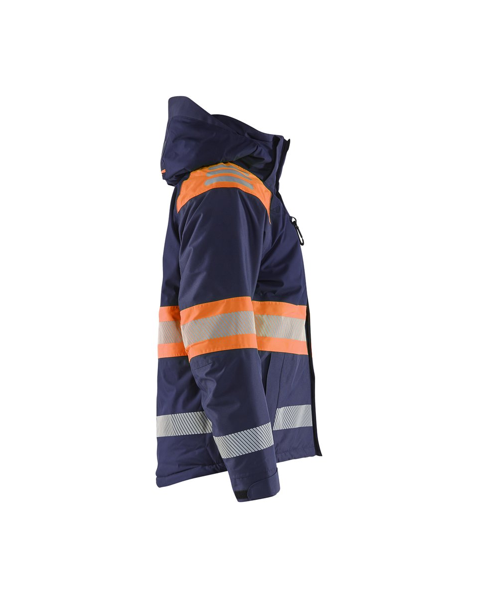 Blåkläder 4480 Winterjas High Vis - Marineblauw/Oranje