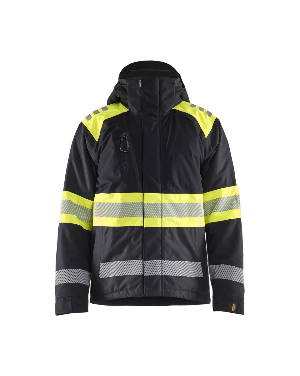 Blåkläder 4480 Winterjas High Vis - Zwart/High Vis Geel