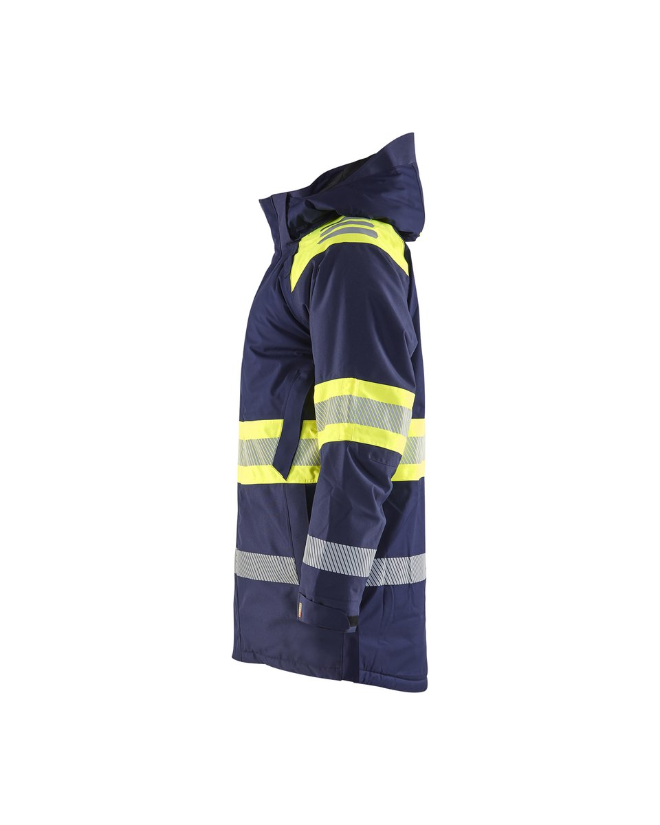 Blåkläder 4485 Winterparka High Vis - Marine/High Vis Geel