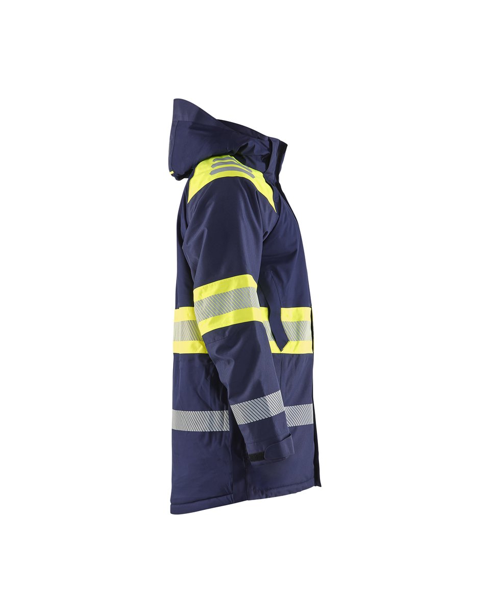 Blåkläder 4485 Winterparka High Vis - Marine/High Vis Geel