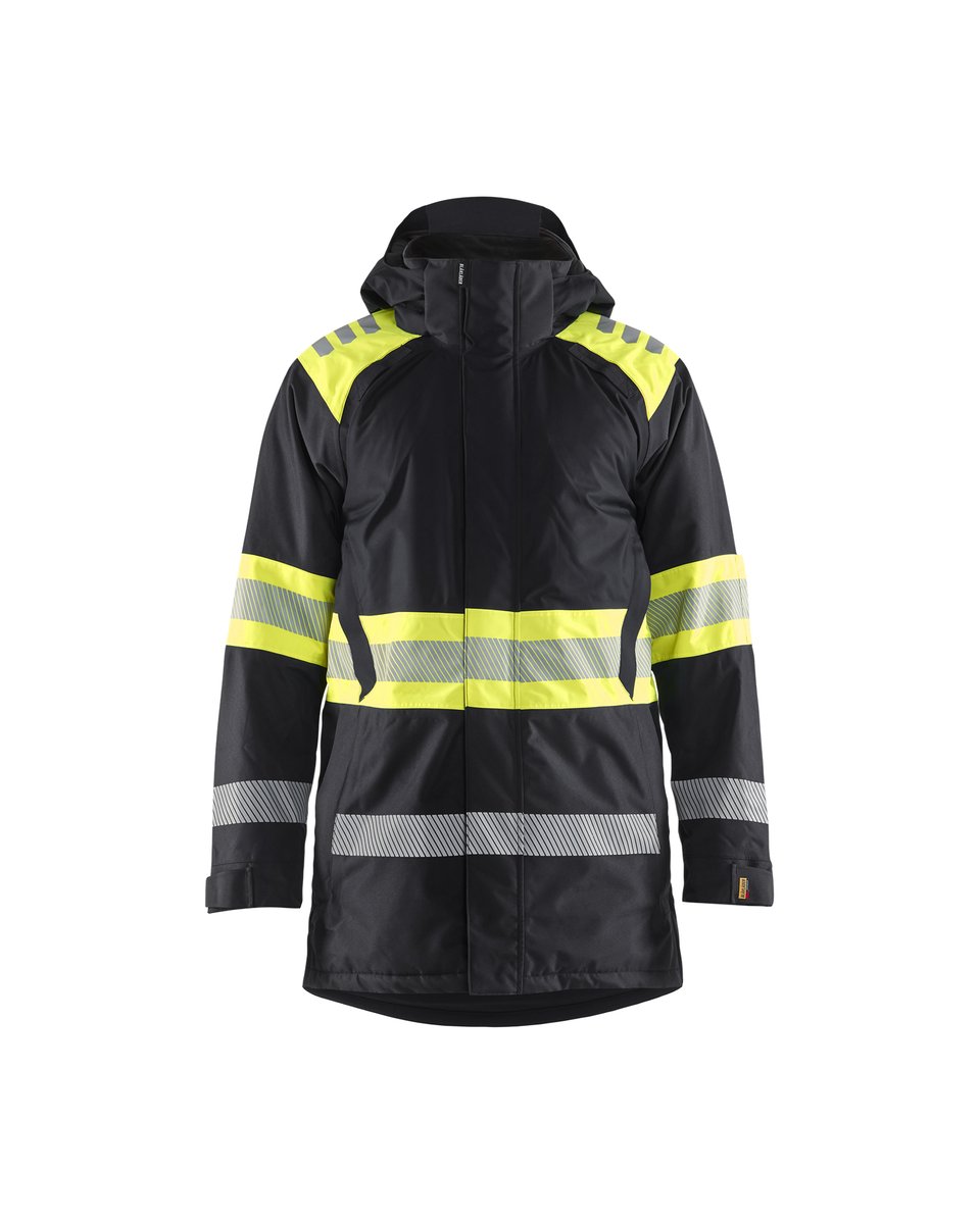 Blåkläder 4485 Winterparka High Vis - Zwart/High Vis Geel