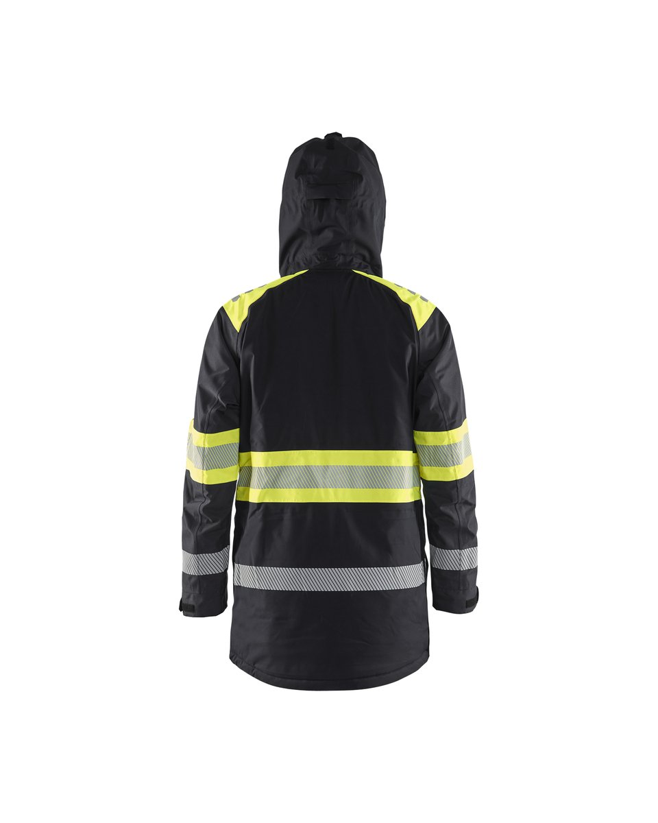 Blåkläder 4485 Winterparka High Vis - Zwart/High Vis Geel