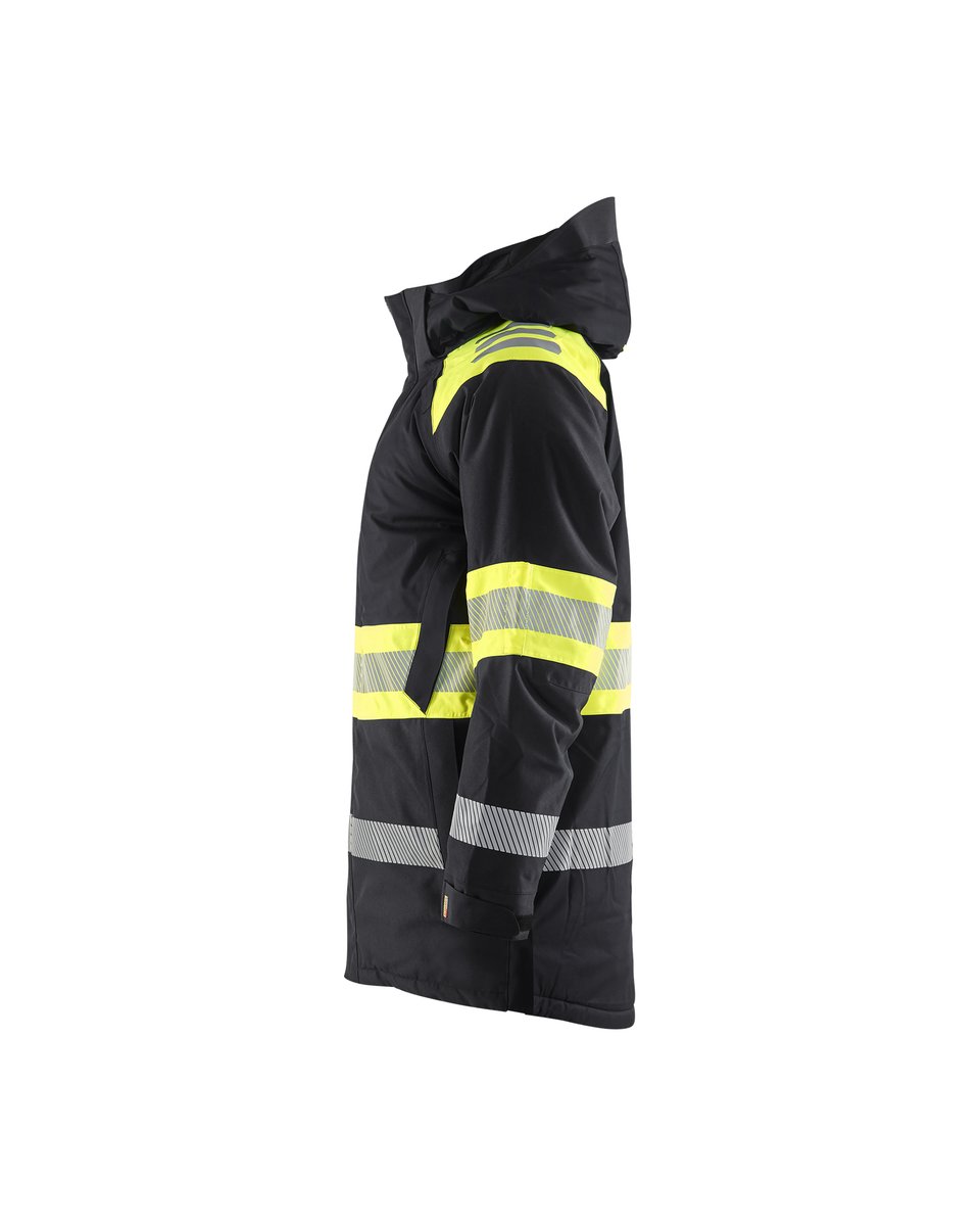 Blåkläder 4485 Winterparka High Vis - Zwart/High Vis Geel