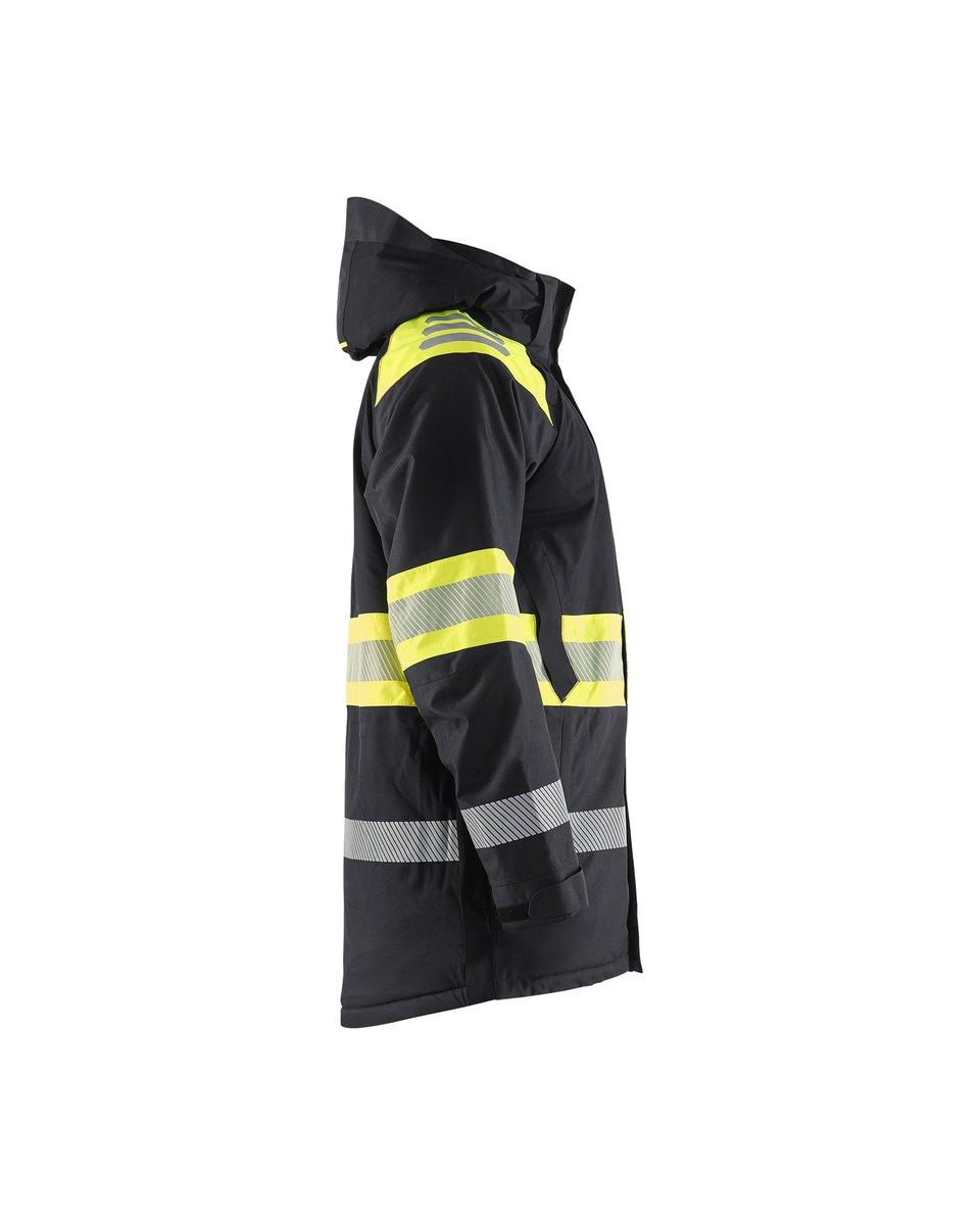 Blåkläder 4485 Winterparka High Vis - Zwart/High Vis Geel