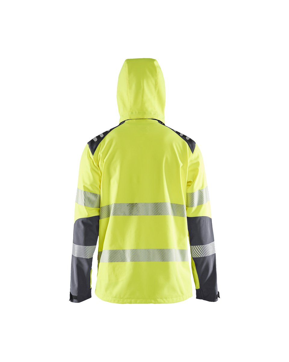 Blåkläder 4491 Softshell jack High Vis - HIgh Vis Geel/Medium grijs
