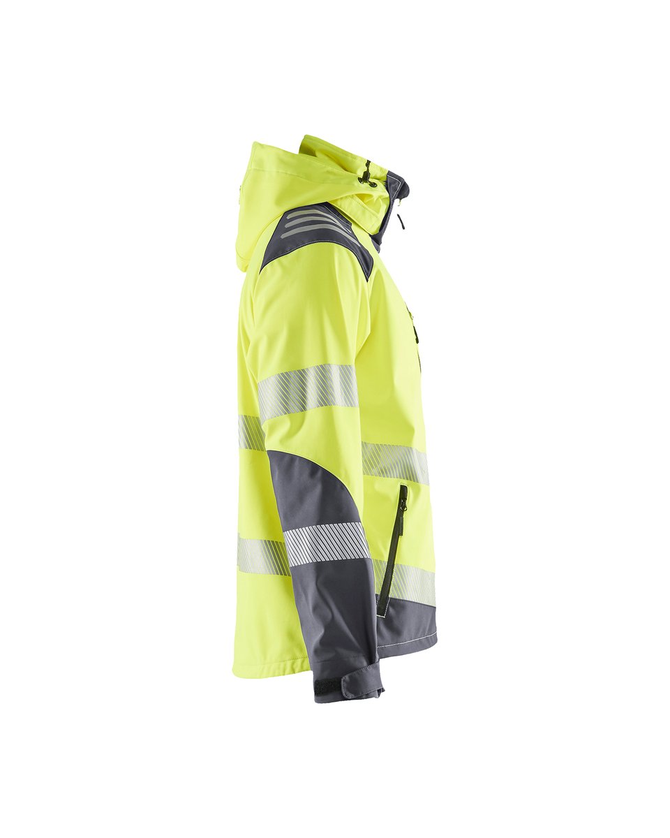 Blåkläder 4491 Softshell jack High Vis - HIgh Vis Geel/Medium grijs