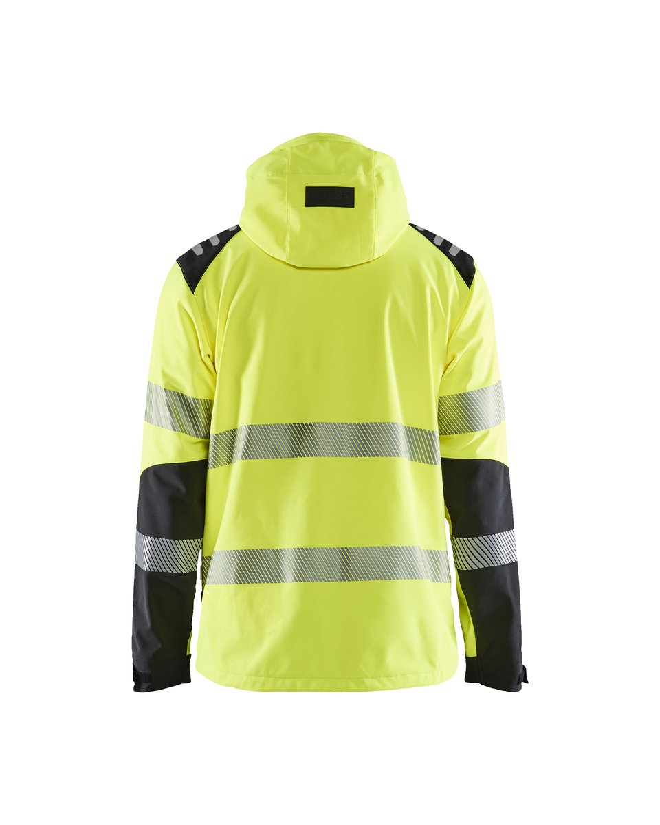 Blåkläder 4491 Softshell jack High Vis - High Vis Geel/Zwart