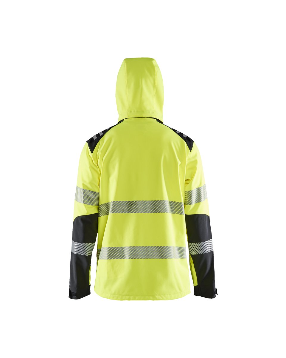 Blåkläder 4491 Softshell jack High Vis - High Vis Geel/Zwart