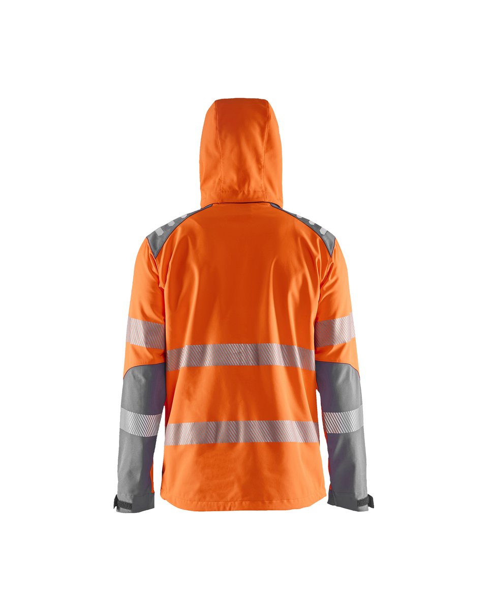 Blåkläder 4491 Softshell jack High Vis - High Vis Oranje/Medium grijs
