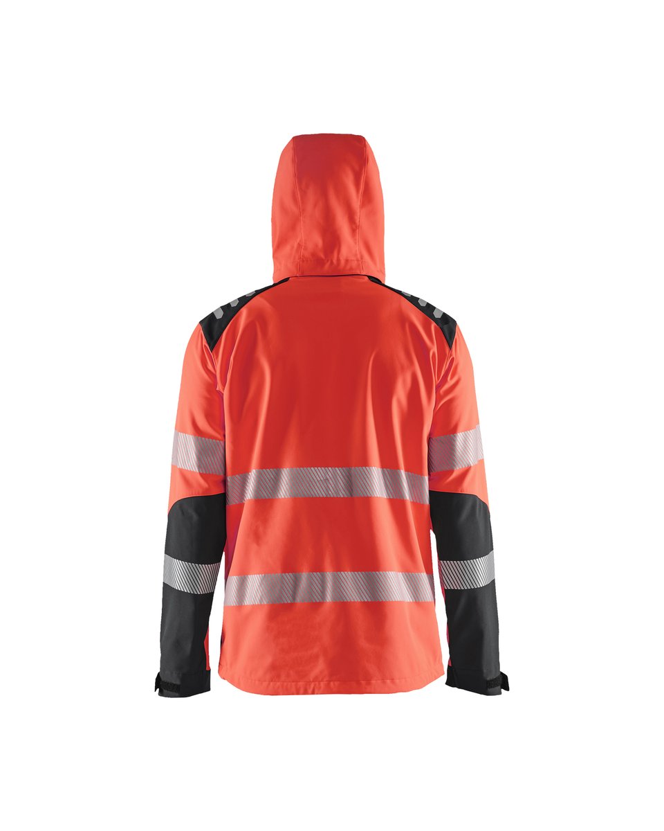 Blåkläder 4491 Softshell jack High Vis - High Vis Rood/Zwart