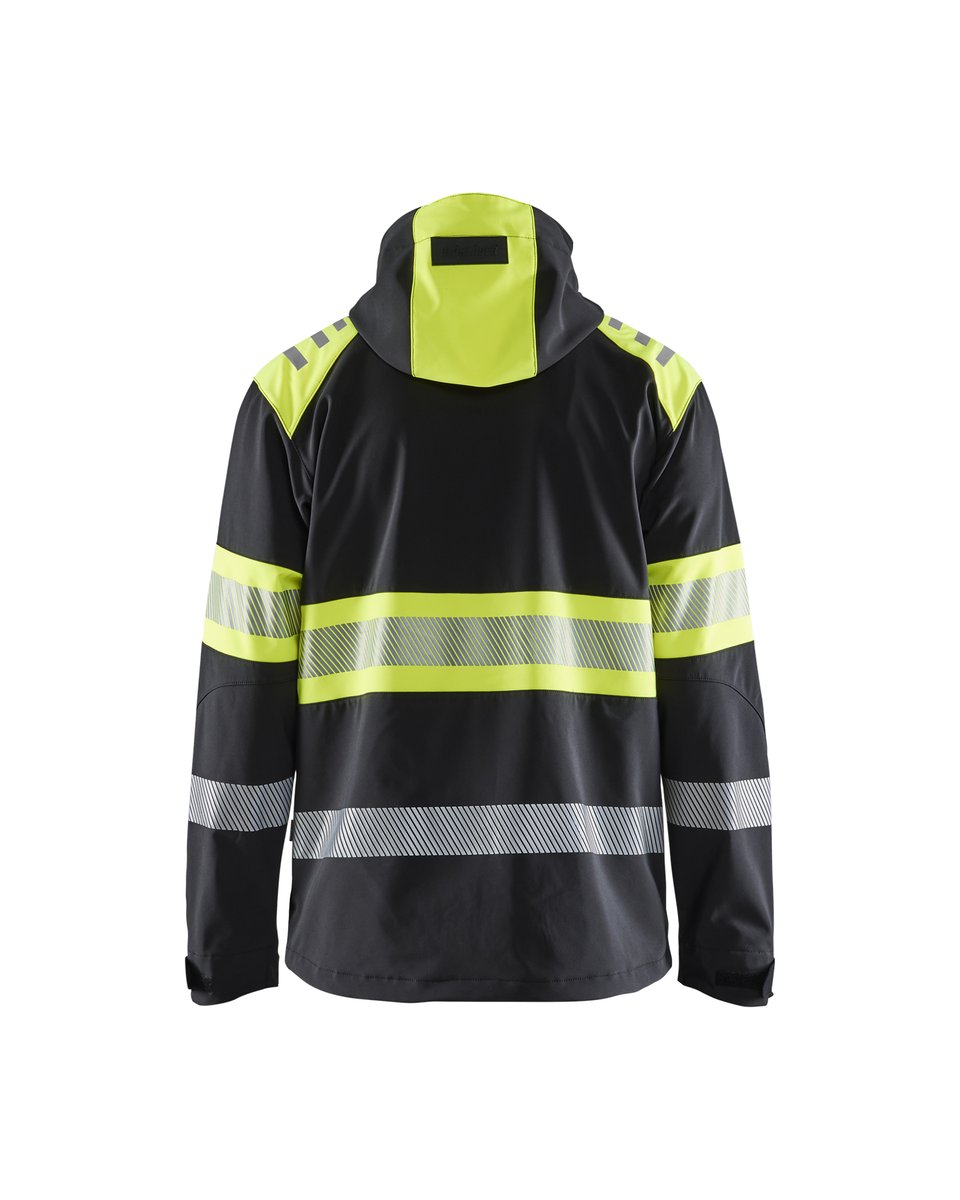 Blåkläder 4494 Softshell jack High Vis - Zwart/High Vis Geel