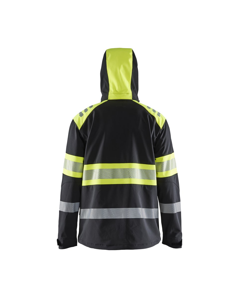 Blåkläder 4494 Softshell jack High Vis - Zwart/High Vis Geel