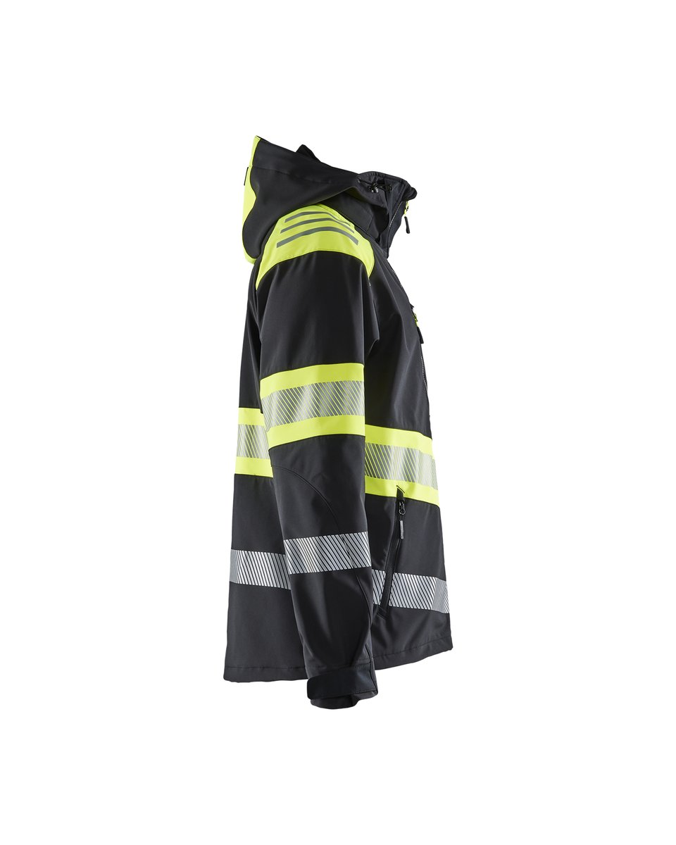 Blåkläder 4494 Softshell jack High Vis - Zwart/High Vis Geel