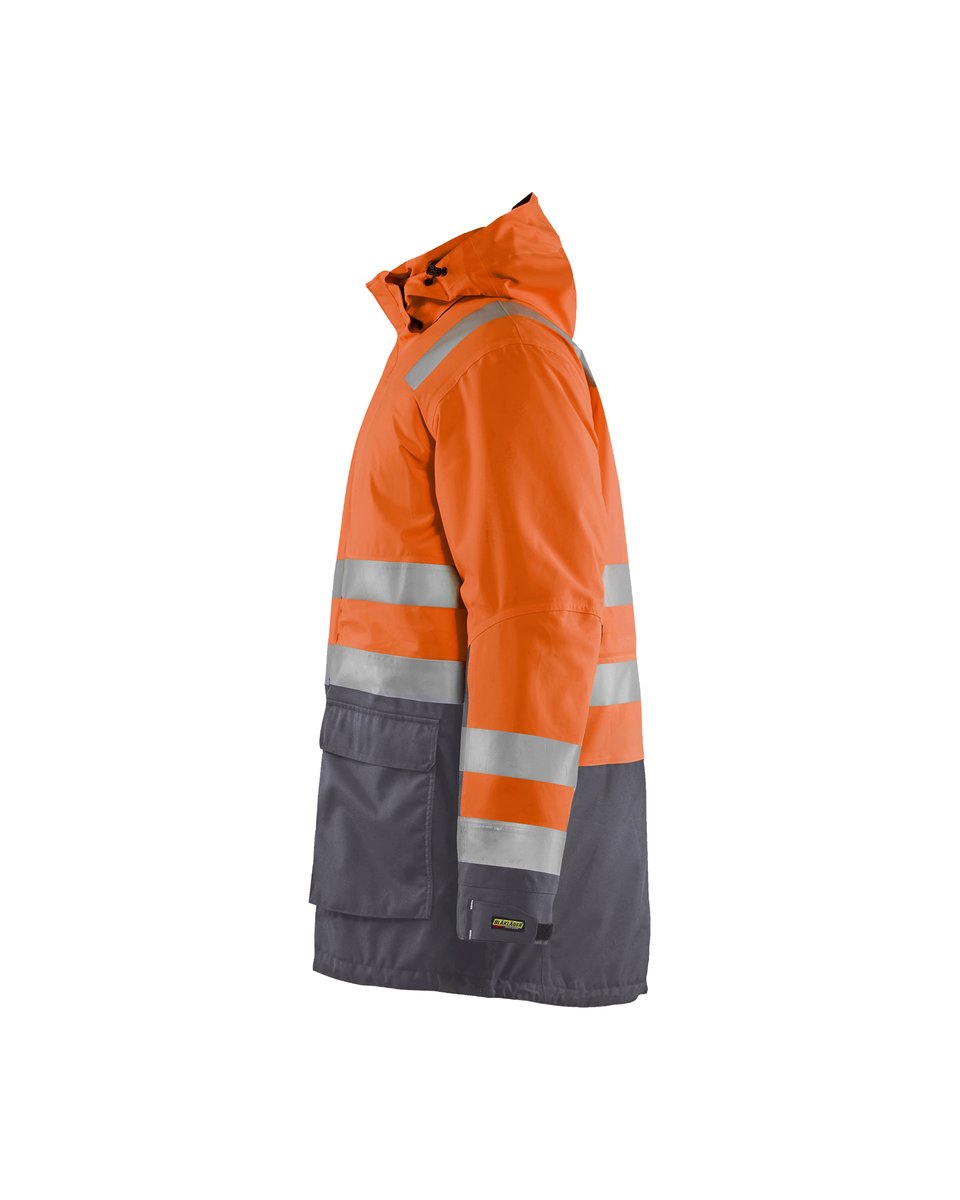 Blåkläder 4495 Winterparka High Vis - High Vis Oranje/Medium grijs