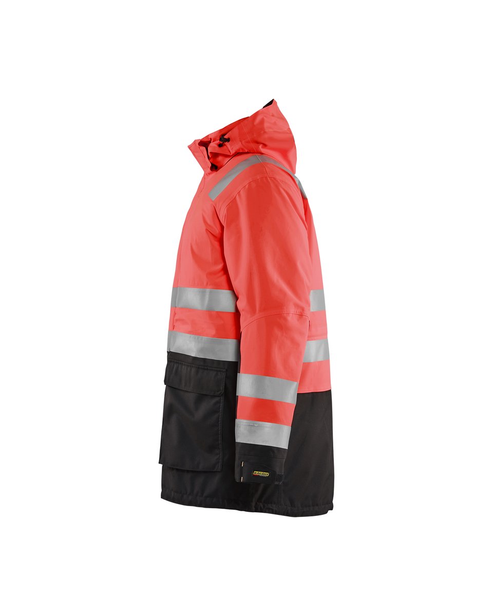 Blåkläder 4495 Winterparka High Vis - High Vis Rood/Zwart