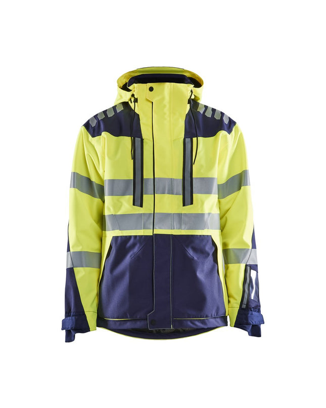 Blåkläder 4496 Shell jack High Vis - High Vis Geel/Marineblauw
