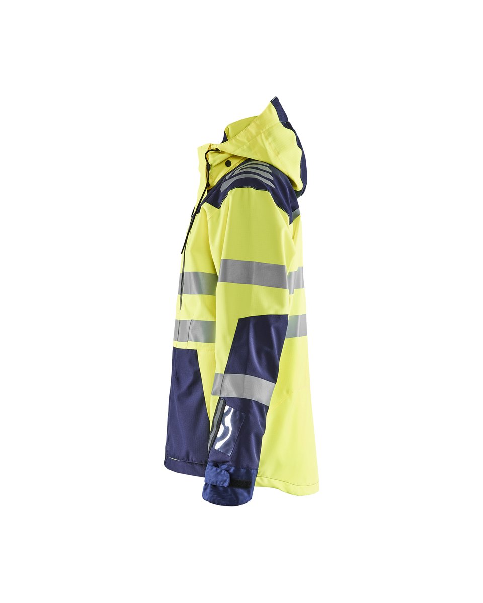 Blåkläder 4496 Shell jack High Vis - High Vis Geel/Marineblauw