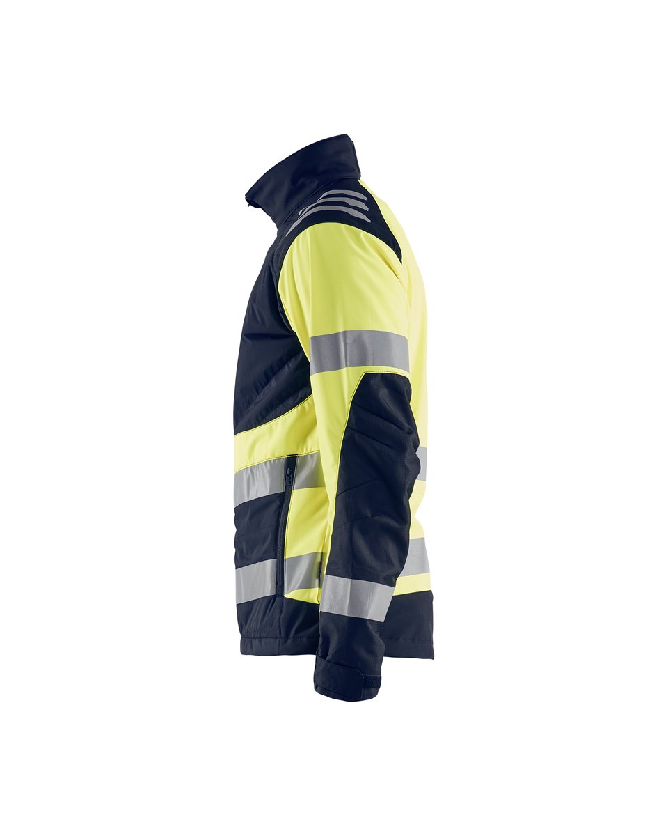 Blåkläder 4497 Softshell jack High Vis - Marine/High Vis Geel