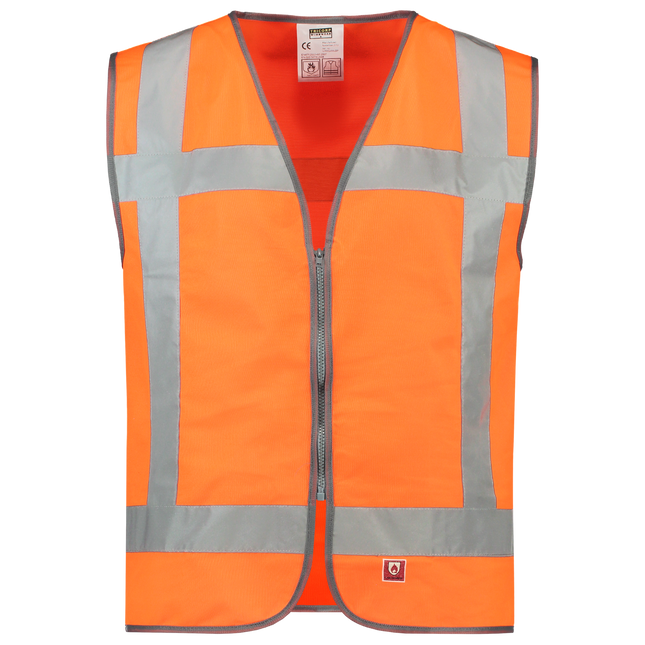 Veiligheidsvest RWS Vlamvertragend - Fluororange XS-S