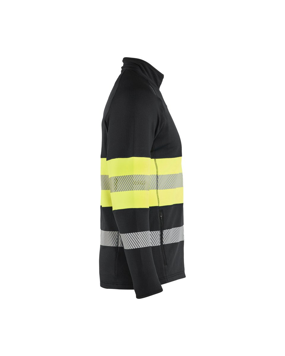 Blåkläder 4712 Fleecejack High Vis - Zwart/High Vis Geel