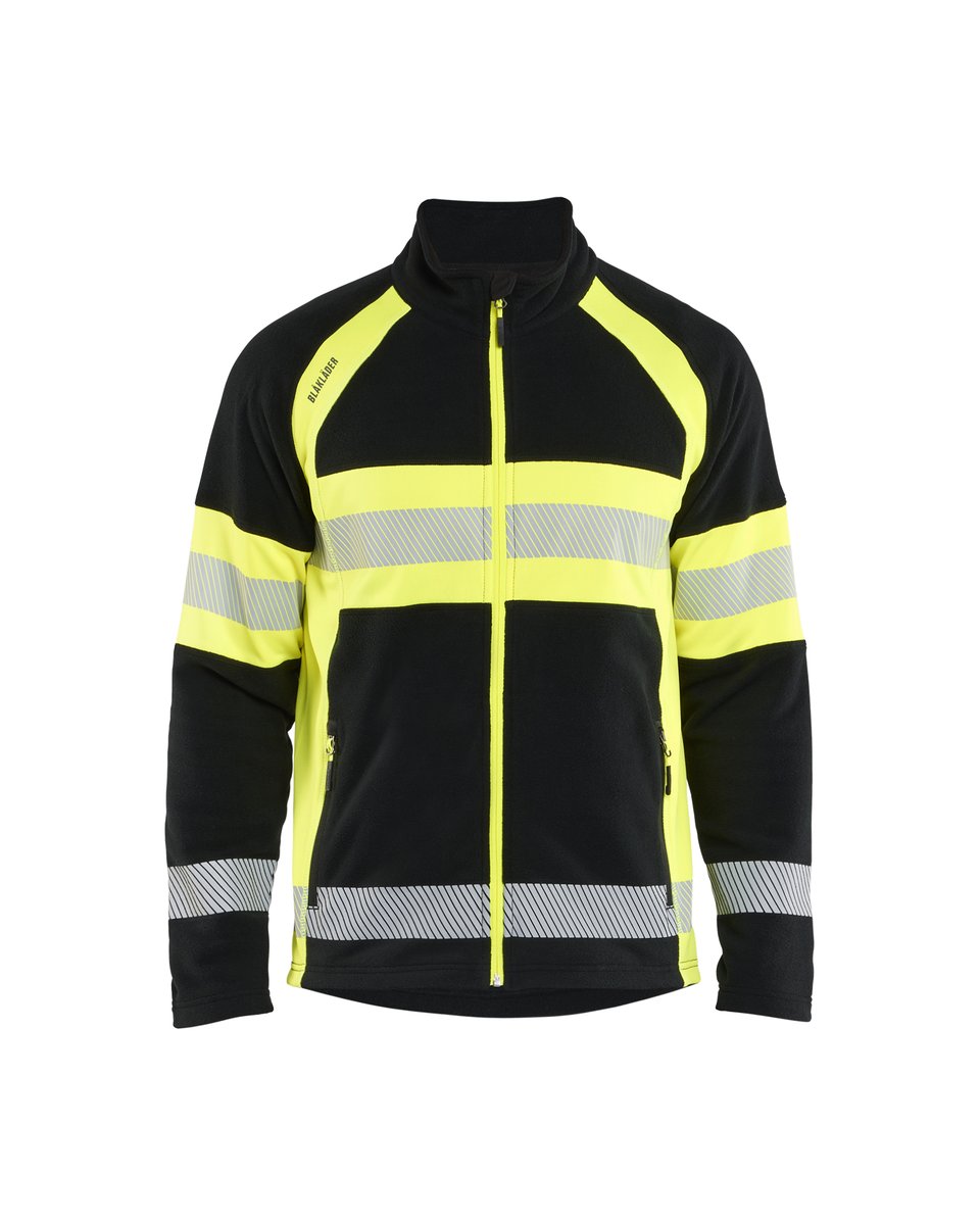 Blåkläder 4713 Microfleecevest High Vis - Zwart/High Vis Geel