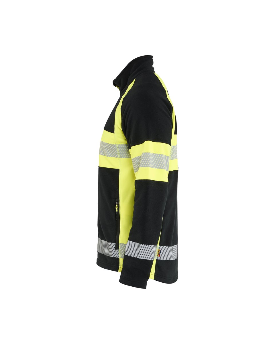 Blåkläder 4713 Microfleecevest High Vis - Zwart/High Vis Geel