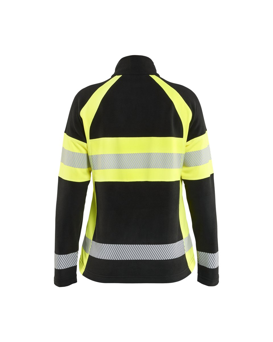 Blåkläder 4718 Dames Microfleecevest High Vis - Zwart/High Vis Geel