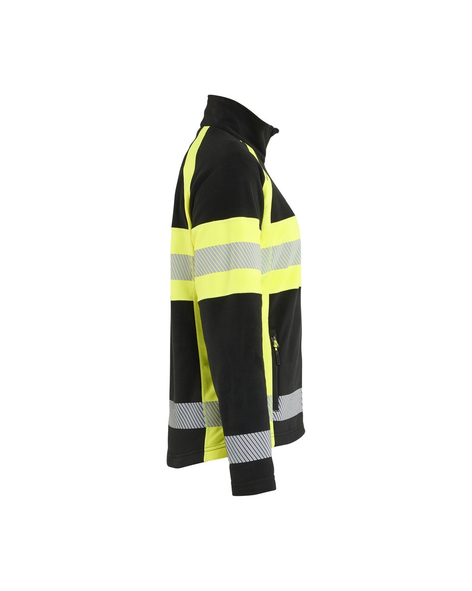 Blåkläder 4718 Dames Microfleecevest High Vis - Zwart/High Vis Geel